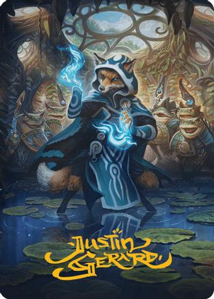 Jace, the Mind Sculptor Art Card (Gold-Stamped Signature) (ASBLB-049) - Art Series: Bloomburrow