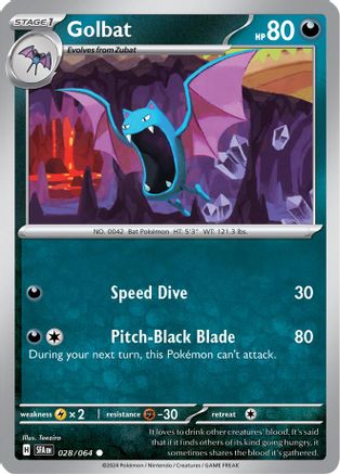 Golbat 028/064 - Common - Reverse Holofoil