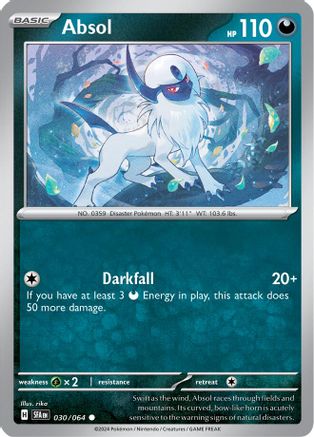 Absol 030/064 - Common - Reverse Holofoil