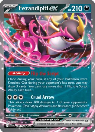 Fezandipiti ex 038/064 - Double Rare - Holofoil