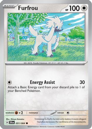 Furfrou 051/064 - Common - Reverse Holofoil