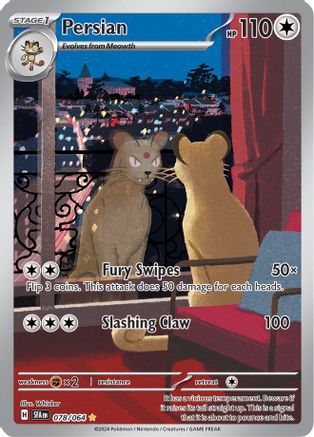 Persian 078/064 - Illustration Rare - Holofoil