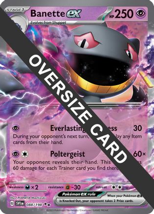 Banette ex (088/198) - Jumbo Cards Holofoil
