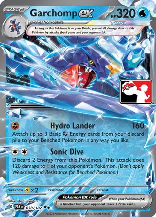 Garchomp ex 038/182 - Double Rare - Holofoil