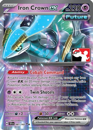 Iron Crown ex 081/162 - Double Rare - Holofoil