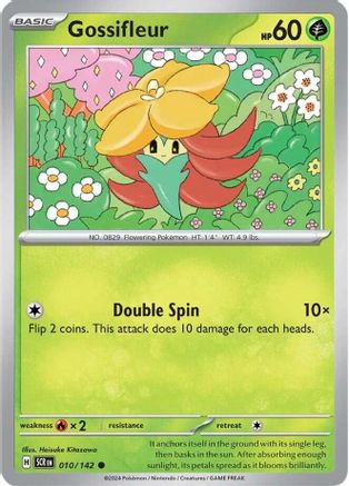 Gossifleur 010/142 - Common - Reverse Holofoil