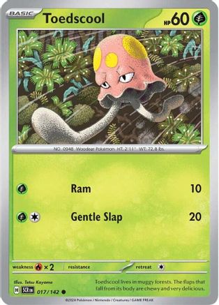Toedscool 017/142 - Common - Reverse Holofoil
