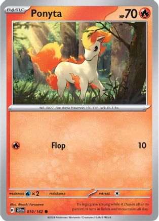 Ponyta 019/142 - Common - Reverse Holofoil