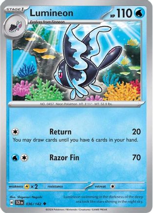 Lumineon 036/142 - Uncommon - Reverse Holofoil
