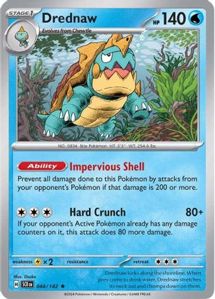 Drednaw 044/142 - Rare - Holofoil