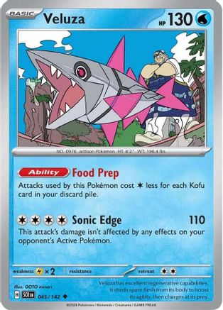 Veluza 045/142 - Uncommon - Reverse Holofoil