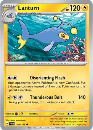 Lanturn 049/142 - Uncommon - Reverse Holofoil