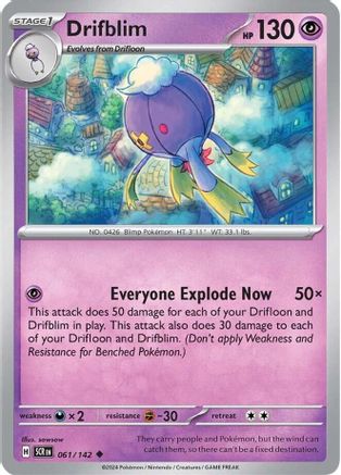 Drifblim 061/142 - Uncommon - Reverse Holofoil