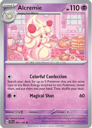 Alcremie 065/142 - Rare - Reverse Holofoil