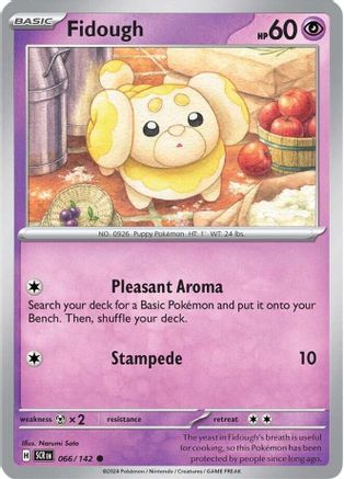 Fidough 066/142 - Common - Reverse Holofoil