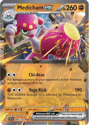 Medicham ex 080/142 - Double Rare - Holofoil