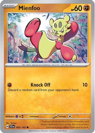 Mienfoo 083/142 - Common - Reverse Holofoil