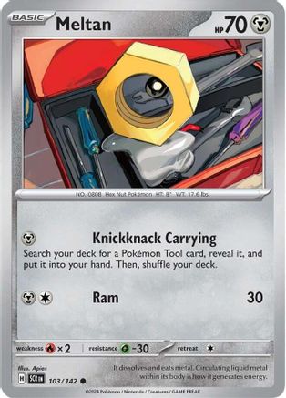 Meltan 103/142 - Common - Reverse Holofoil