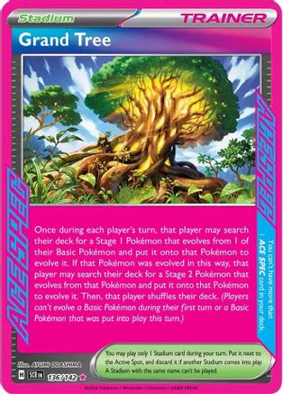 Grand Tree 136/142 - ACE SPEC Rare - Holofoil