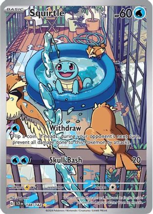 Squirtle 148/142 - Illustration Rare - Holofoil