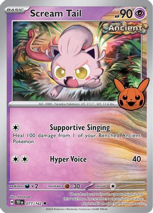 Scream Tail 077/162 - Uncommon