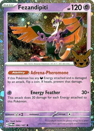 Fezandipiti (Cosmos Holo) 096/167 - Holo Rare - Holofoil