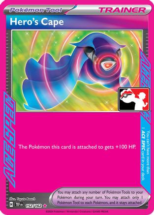 Hero's Cape (152/162) - Prize Pack Series Cards Holofoil