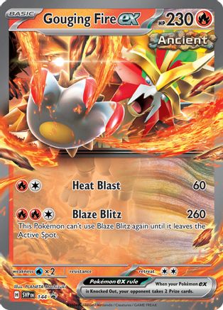 Gouging Fire ex 144 - Promo - Holofoil