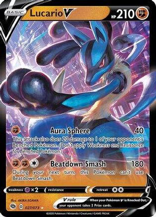 Lucario V 027/73 - Promo