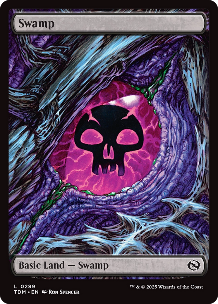 Swamp (0289) (TDM-289) - Tarkir: Dragonstorm Foil