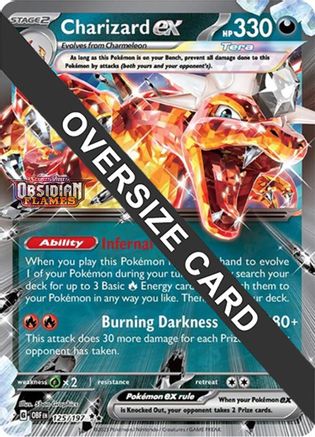 Charizard ex (125/197) - Jumbo Cards