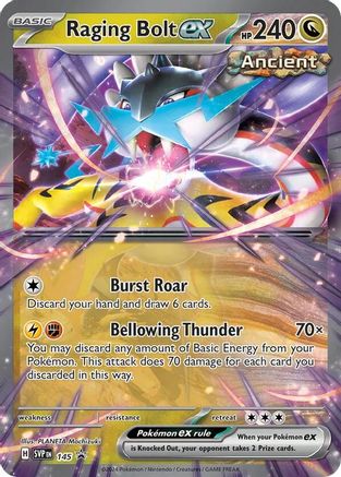 Raging Bolt ex 145 - Promo - Holofoil
