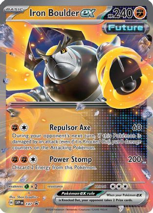 Iron Boulder ex 147 - Promo - Holofoil