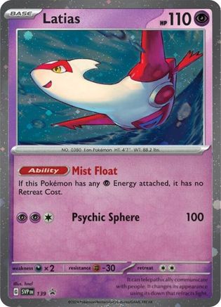 Latias 139 - Promo - Holofoil