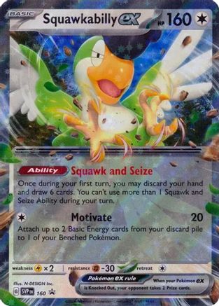 Squawkabilly ex 160 - Promo - Holofoil