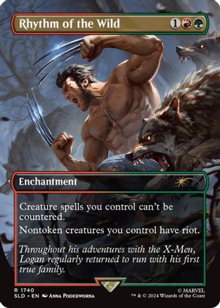 Rhythm of the Wild (Rainbow Foil) (SLD-1740) - Secret Lair Drop Series Foil