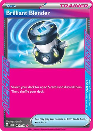 Brilliant Blender 164/191 - ACE SPEC Rare - Holofoil
