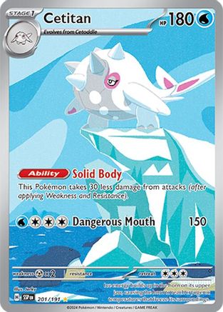 Cetitan 201/191 - Illustration Rare - Holofoil