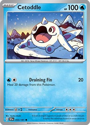 Cetoddle 053/191 - Common - Reverse Holofoil