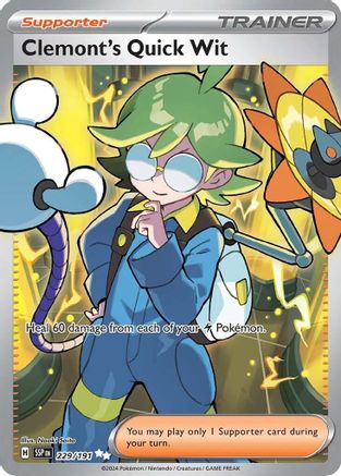 Clemont's Quick Wit 229/191 - Ultra Rare - Holofoil