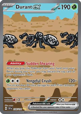 Durant ex 236/191 - Special Illustration Rare - Holofoil