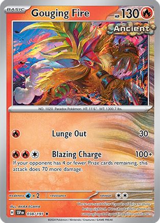 Gouging Fire 038/191 - Rare - Reverse Holofoil