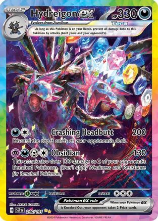 Hydreigon ex 240/191 - Special Illustration Rare - Holofoil