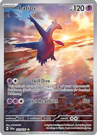 Latios 203/191 - Illustration Rare - Holofoil