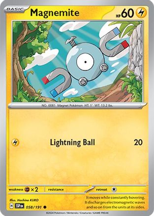 Magnemite 058/191 - Common - Reverse Holofoil