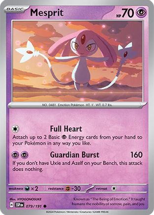 Mesprit 079/191 - Common - Reverse Holofoil