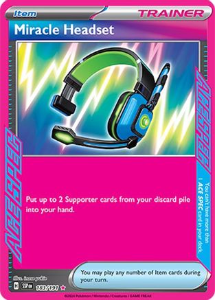 Miracle Headset 183/191 - ACE SPEC Rare - Holofoil