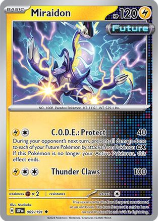 Miraidon 069/191 - Uncommon - Reverse Holofoil