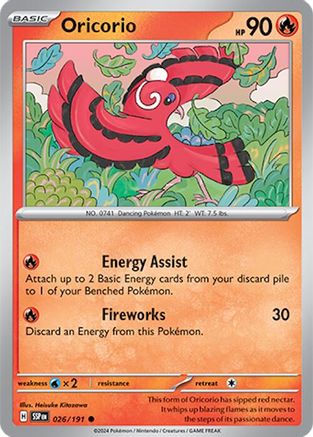Oricorio 026/191 - Common