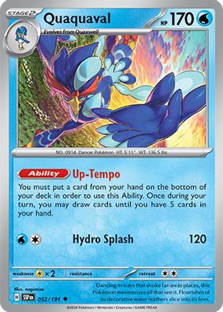 Quaquaval 052/191 - Uncommon - Reverse Holofoil